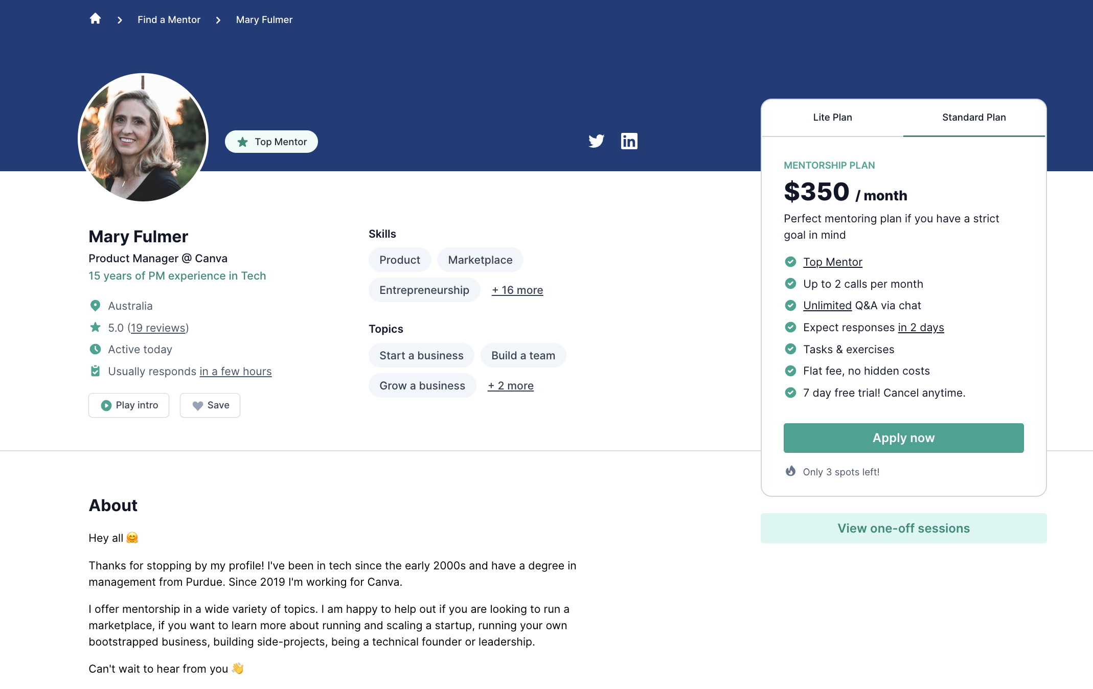 App screenshot